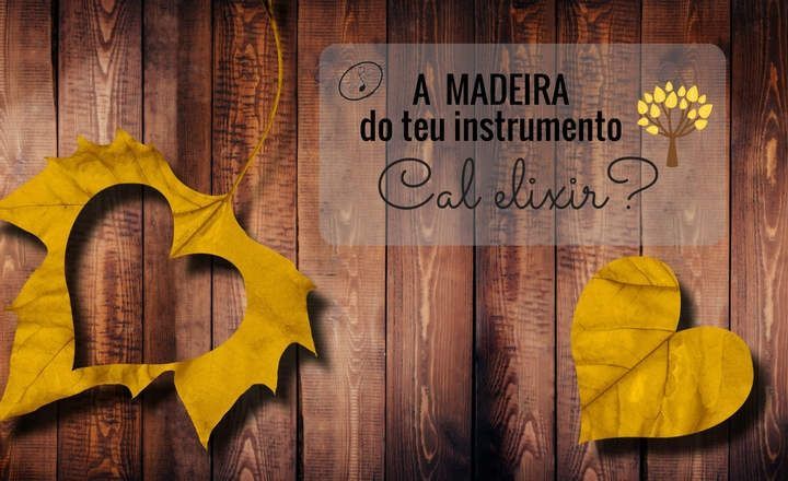 Elexir a madeira dos instrumentos de percusión tradicional